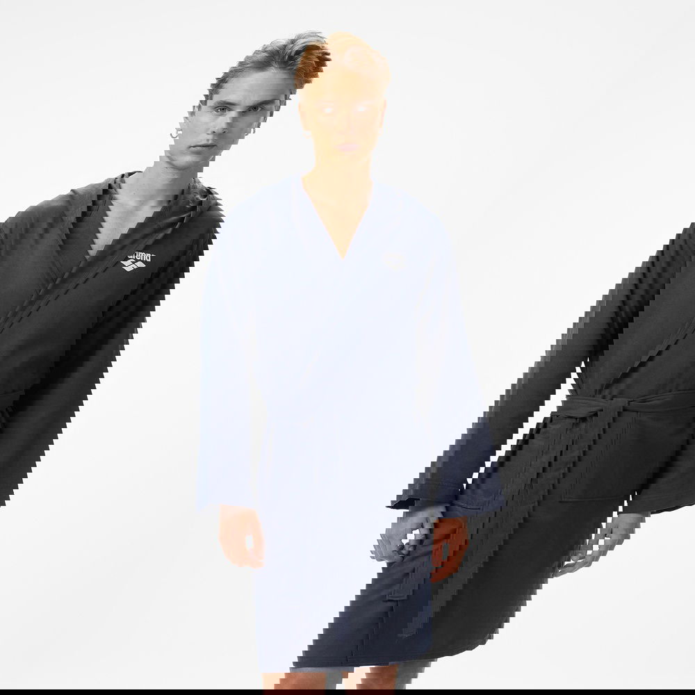 Arena Compact Microfiber Robe Çocuk Lacivert Havlu