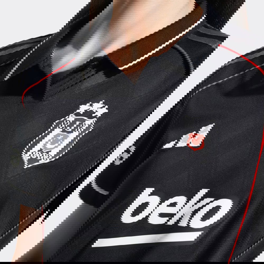 adidas Beşiktaş JK 25-26 Kadın Siyah Futbol Forması