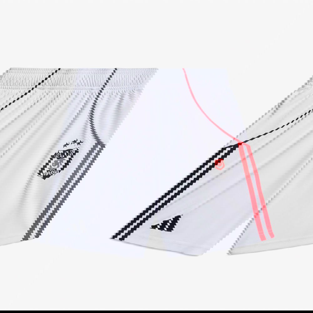 adidas Beşiktaş JK 25-26 Çocuk Beyaz Futbol Şortu