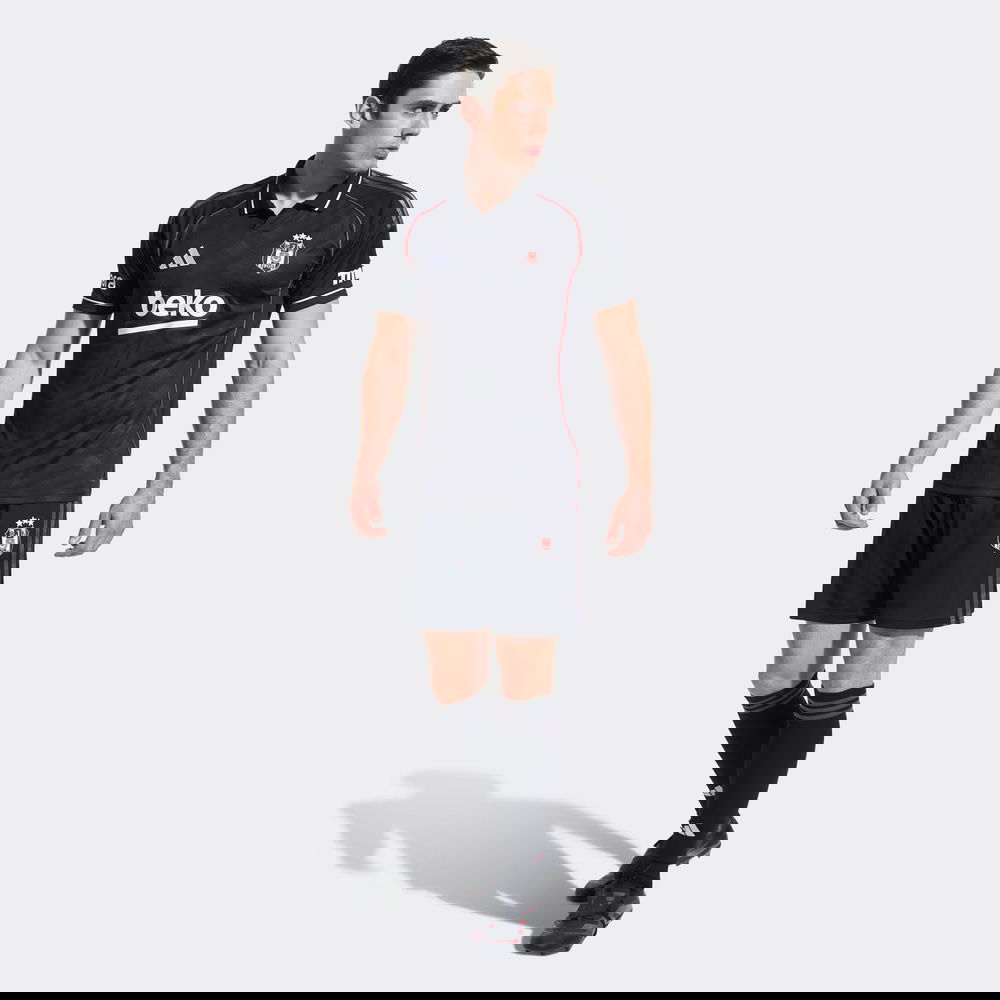 adidas Beşiktaş JK 25-26 Erkek Siyah Futbol Şortu
