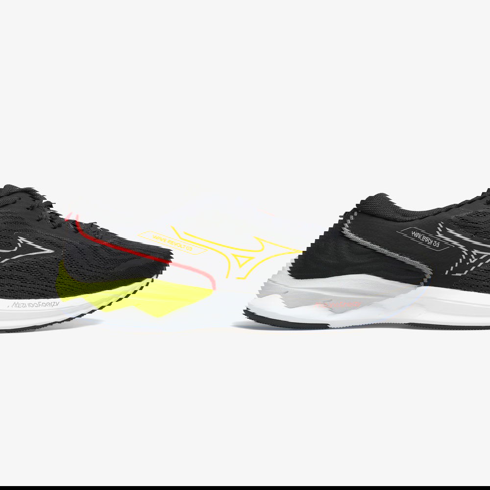 Mizuno Wave Revolt 3 Erkek Siyah Koşu Ayakkabısı
