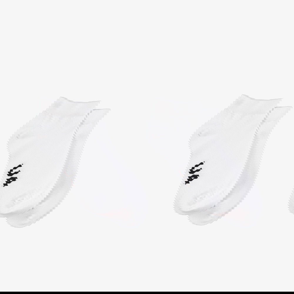 UNITED4 Patik Unisex Beyaz 2li Çorap