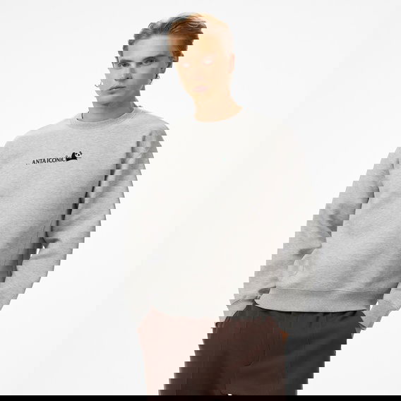 Anta Iconic Erkek Gri Sweatshirt
