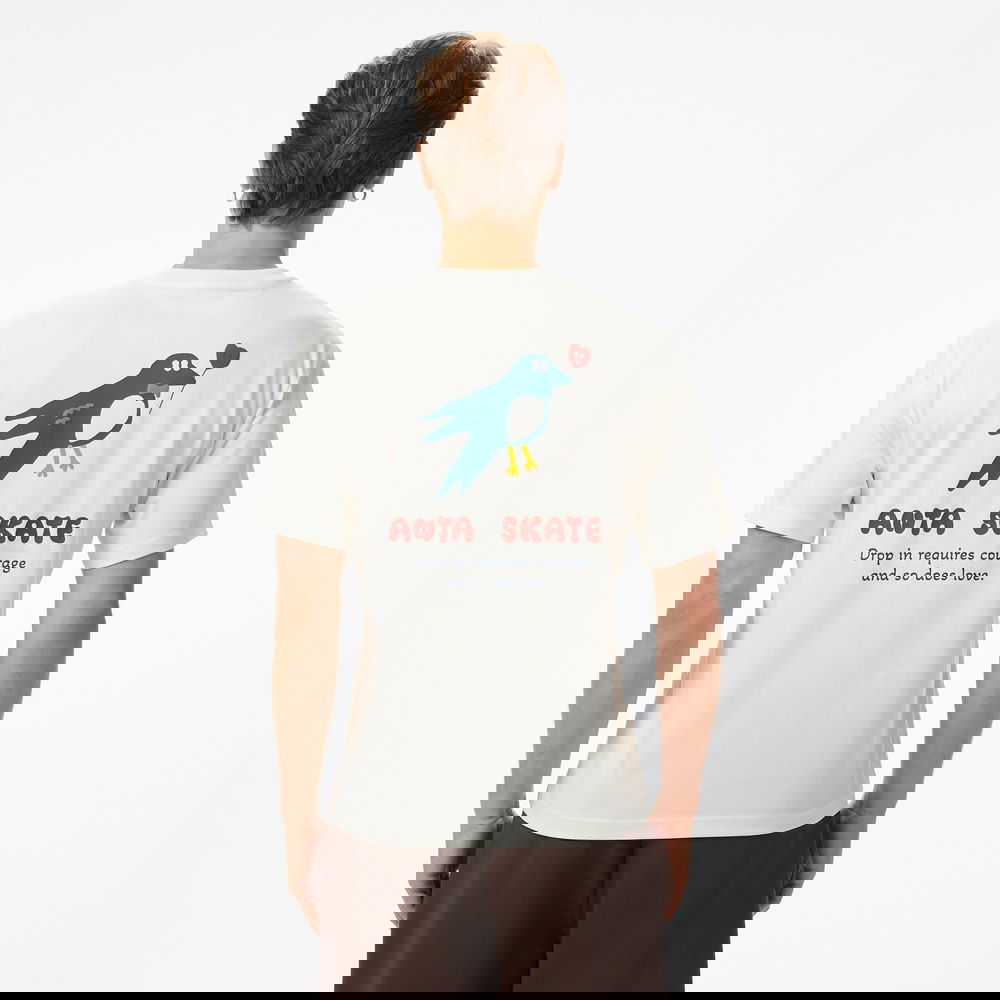 Anta Skate Culture Unisex Beyaz T-Shirt