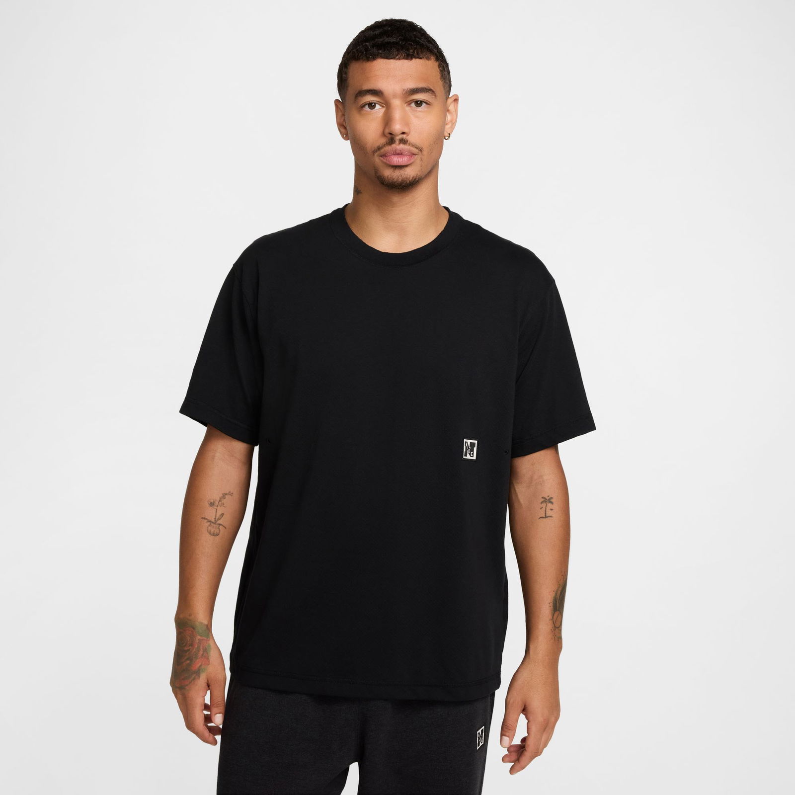 Nike Dri-FIT Heritage Perf Top Ss Erkek Mavi T-Shirt