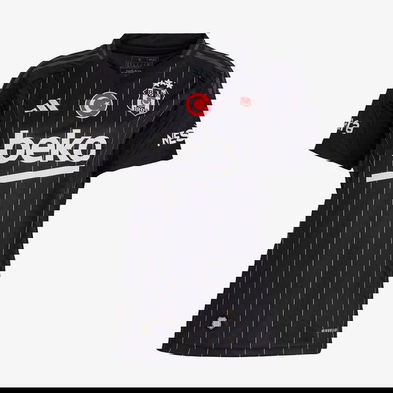 adidas Beşiktaş JK 24-25 Deplasman Kadın Siyah Futbol Forması