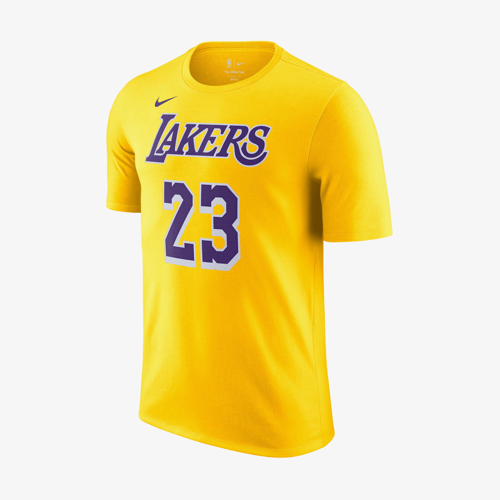 Nike Los Angeles Lakers Erkek Sarı Basketbol T-Shirt