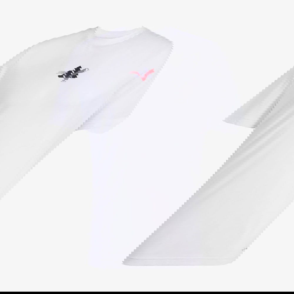 adidas Happy 3 Balls Graphic Erkek Beyaz Tenis T-Shirt