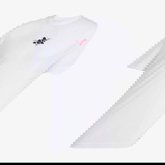 adidas Happy 3 Balls Graphic Erkek Beyaz Tenis T-Shirt