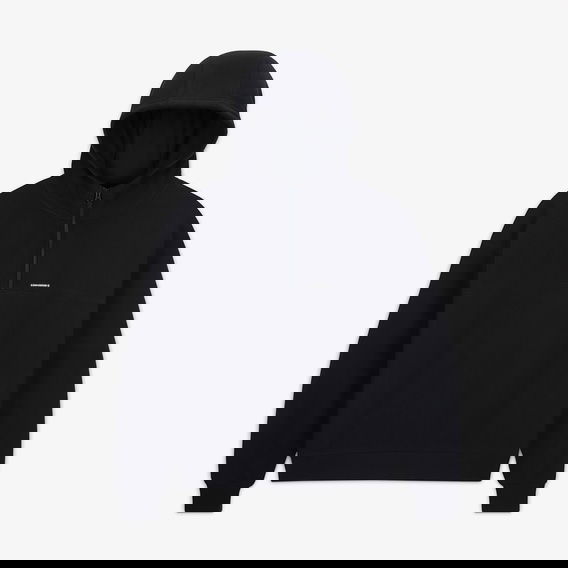 Converse Kadın Siyah Yarım Fermuarlı Sweatshirt