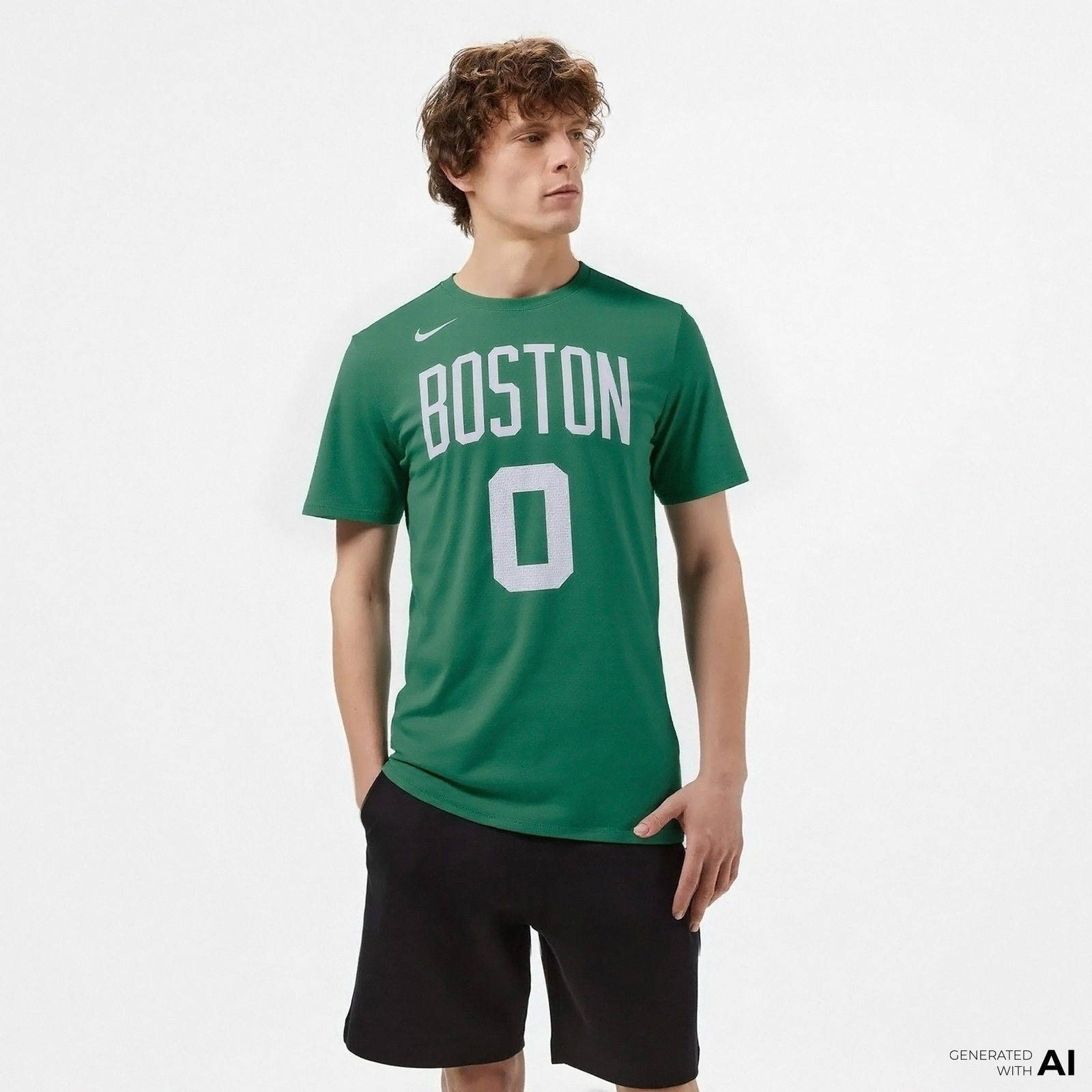 Nike Boston Celtics Erkek Beyaz Forma