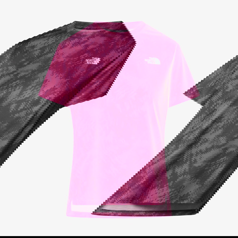 The North Face Flex S/S Reg Aop Kadın Pembe T-Shirt