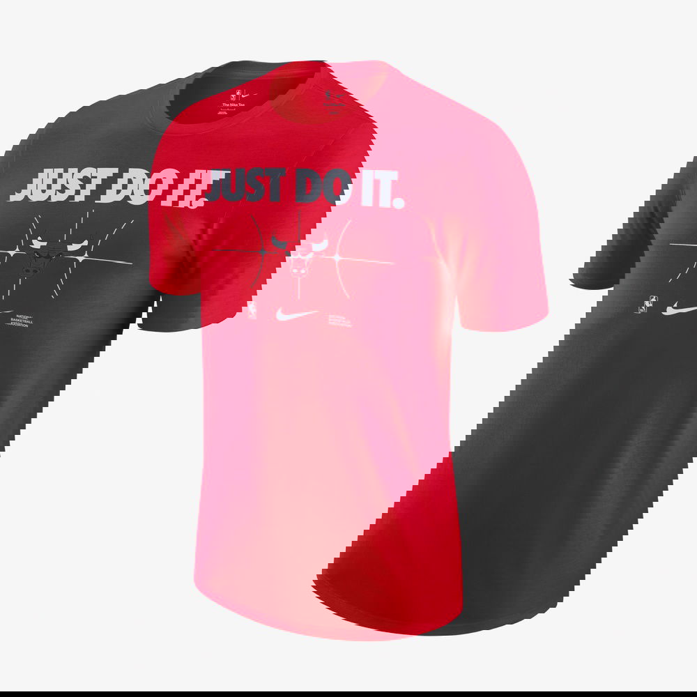 Nike Chicago Bulls Essential NBA Erkek Kırmızı Basketbol T-Shirt