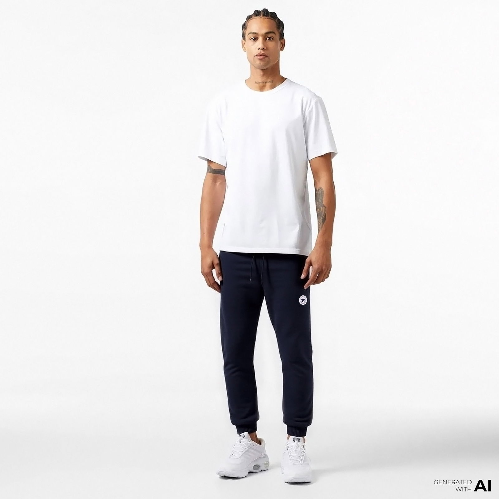 Converse Go-To Unisex Siyah Eşofman Altı