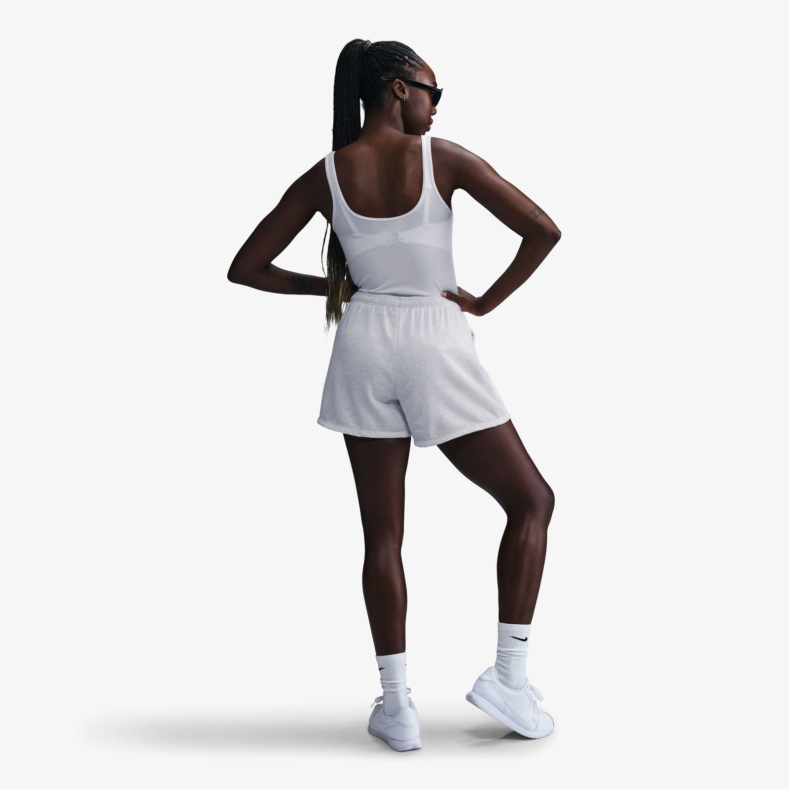 Nike Sportswear Chill Terry Kadın Gri Şort