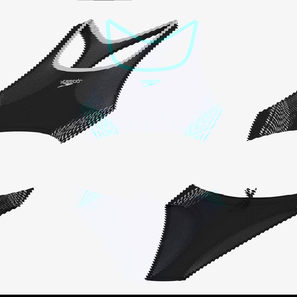 Speedo Placement 2 Kadın Siyah Bikini Takımı