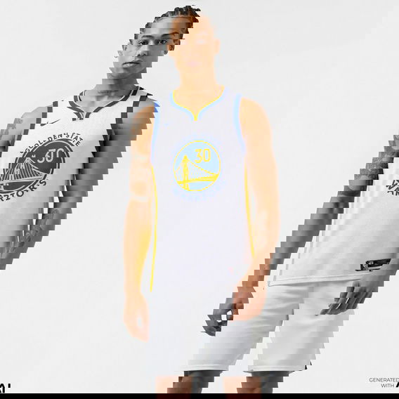 Nike Golden State Warriors Association Edition 2022/23 NBA Erkek Beyaz Basketbol Forması