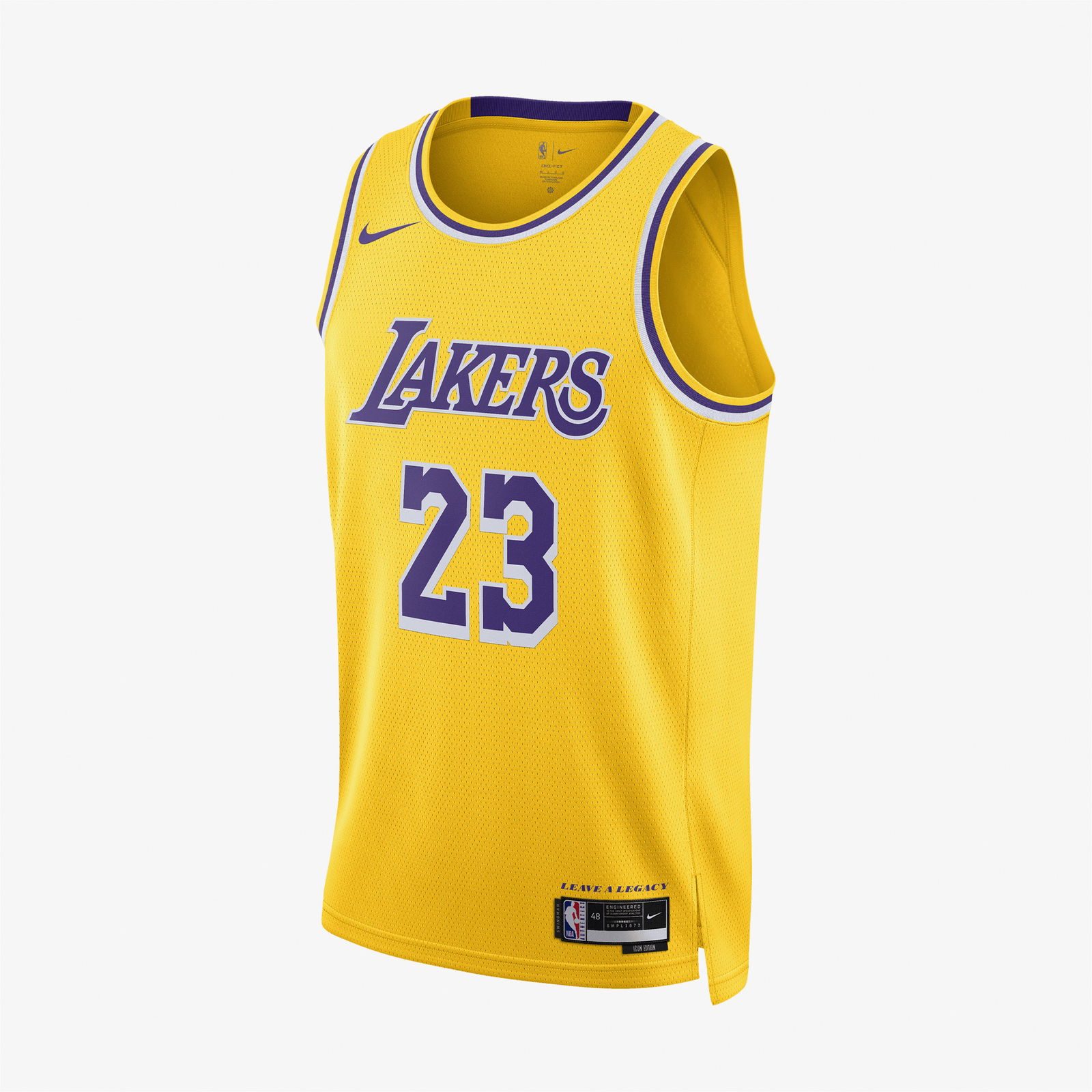 Nike Los Angeles Lakers Icon Edition 2022/23 Dri-FIT NBA Erkek Sarı Basketbol Forması
