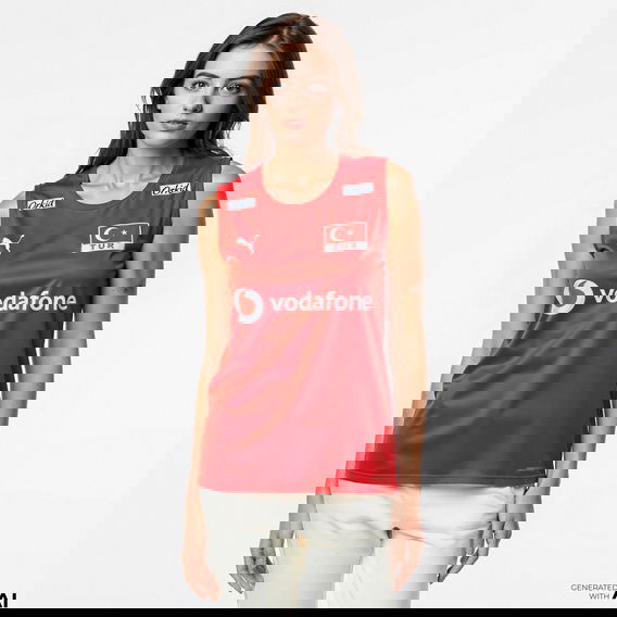Puma Türkiye Voleybol Kadın Kırmızı Milli Takım Forması