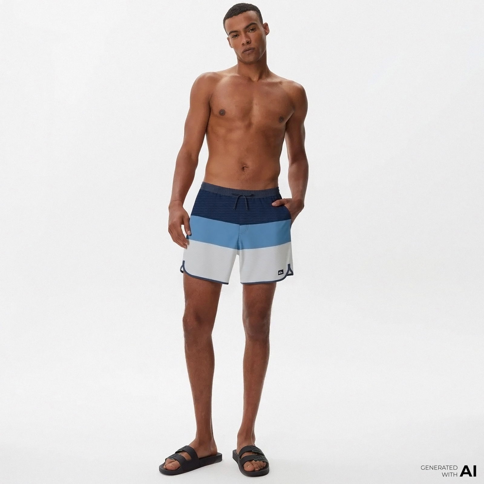 Quiksilver Surfsilk Tijuana Erkek Mavi Mayo