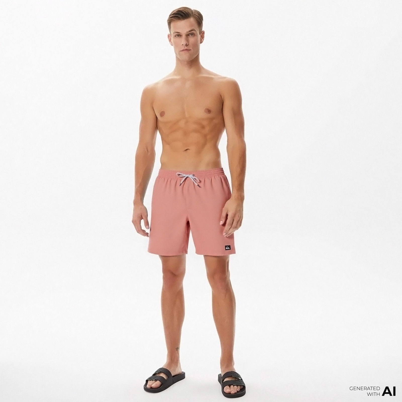 Quiksilver Everyday Solid 15 Erkek Mavi Mayo