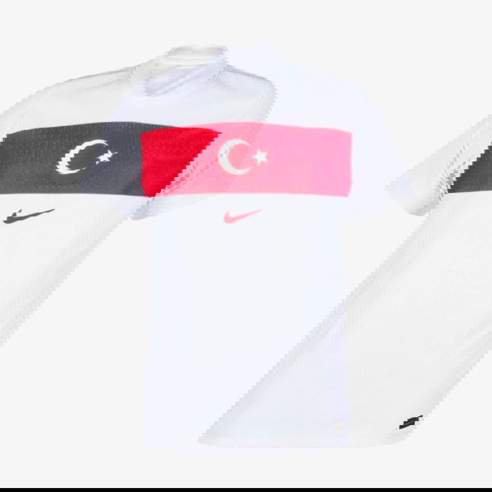 Nike Türkiye A Milli Takım Erkek Beyaz Euro 2024 Futbol Maç Forması