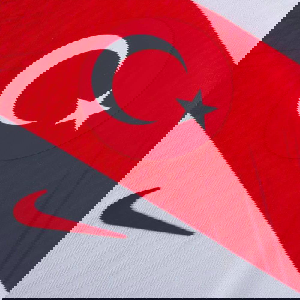 Nike Türkiye A Milli Takım Erkek Beyaz Euro 2024 Futbol Maç Forması