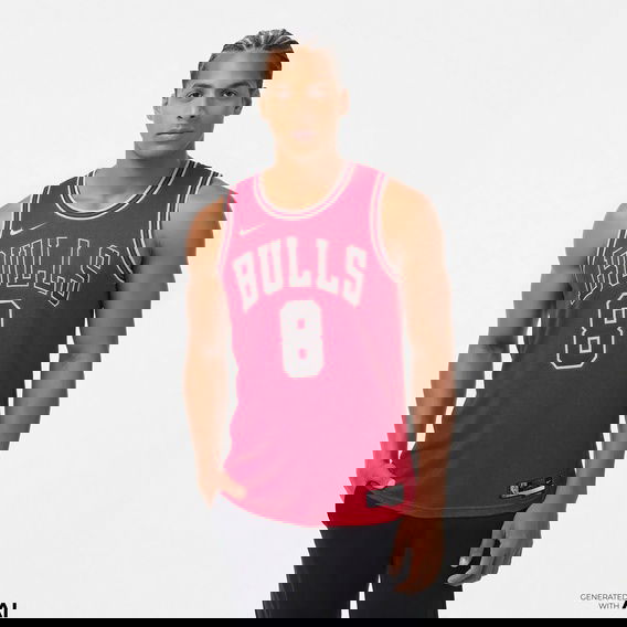 Nike Chicago Bulls Dri-Fit Swingman NBA Erkek Kırmızı Basketbol Forması
