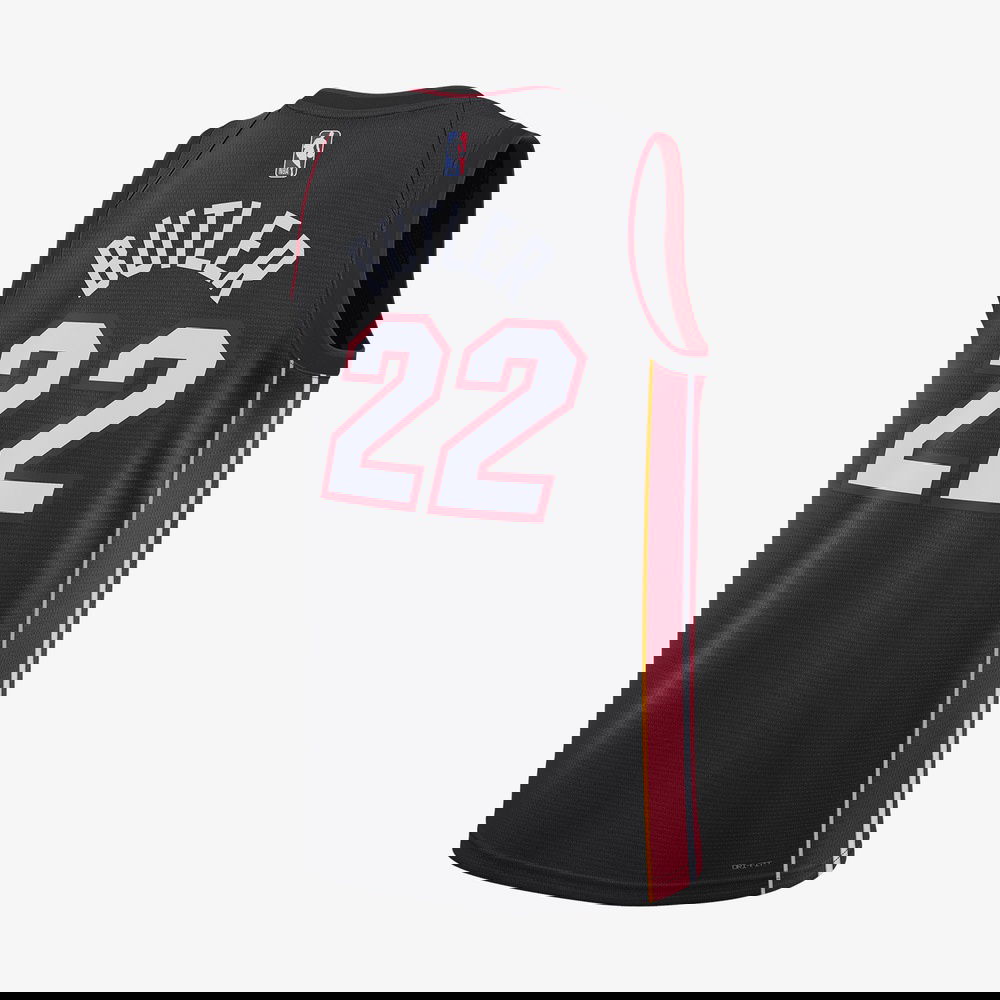 Nike Miami Heat Icon Edition Dri-Fit NBA Erkek Siyah Basketbol Forması