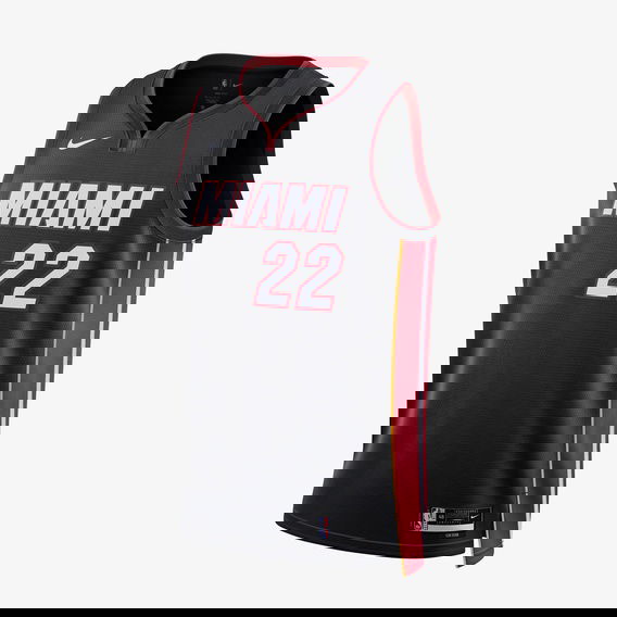 Nike Miami Heat Icon Edition Dri-Fit NBA Erkek Siyah Basketbol Forması