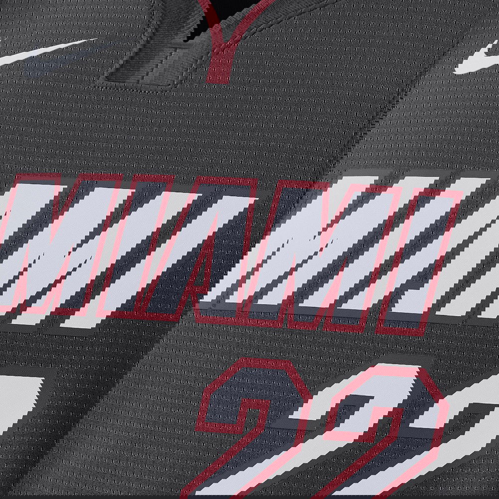 Nike Miami Heat Icon Edition Dri-Fit NBA Erkek Siyah Basketbol Forması