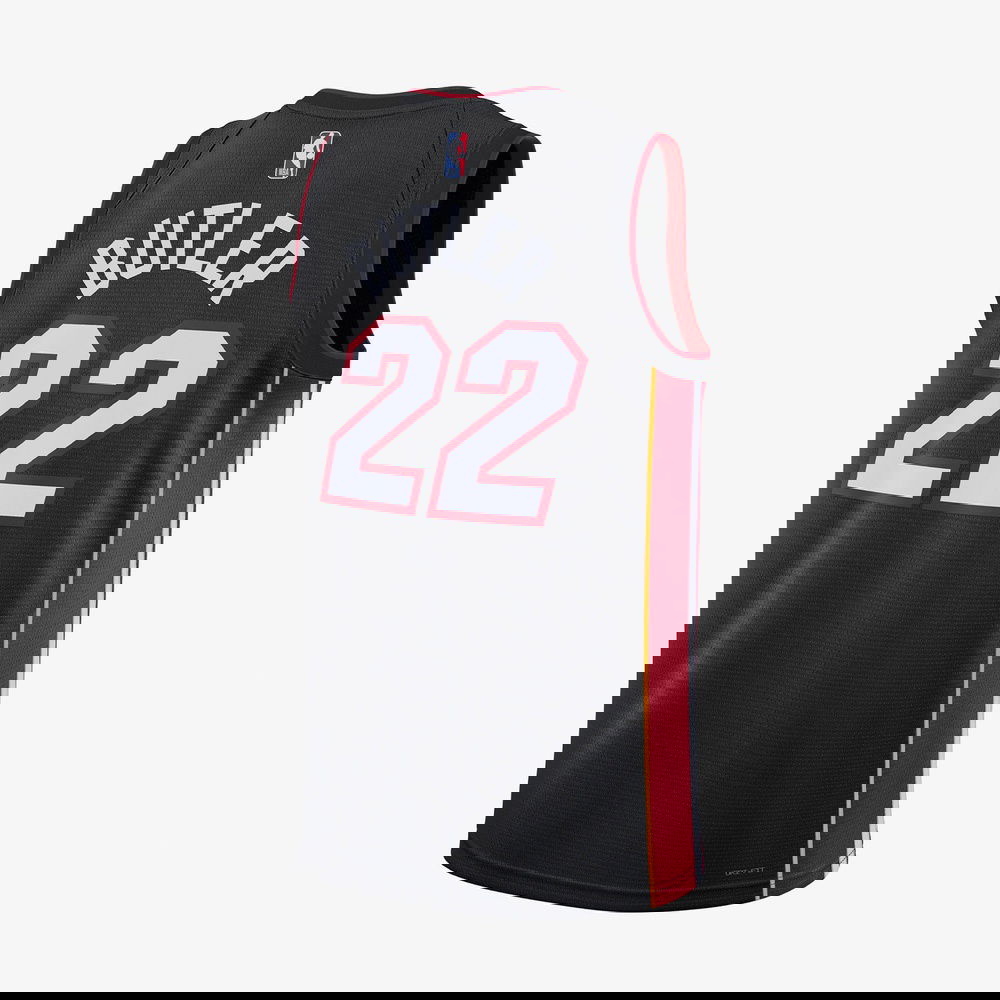 Nike Miami Heat Icon Edition Dri-Fit NBA Erkek Siyah Basketbol Forması
