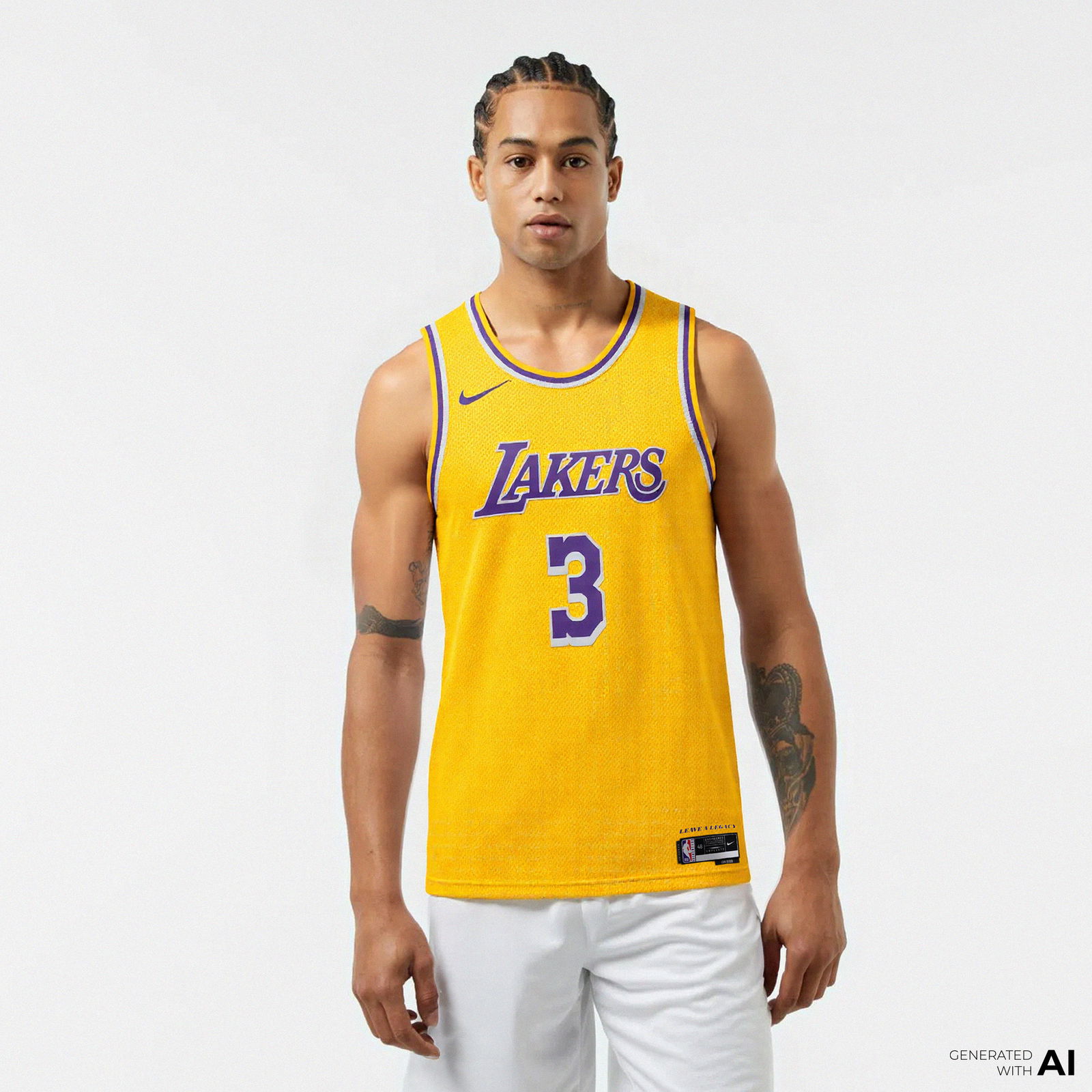 Nike Los Angeles Lakers Icon Edition 2022/23 Dri-FIT NBA Erkek Sarı Basketbol Forması