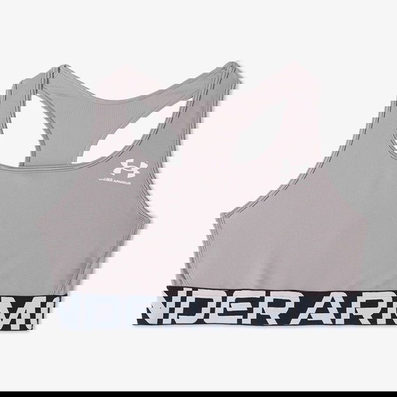 Under Armour Heat Gear Mid Kadın Gri Antrenman Bra