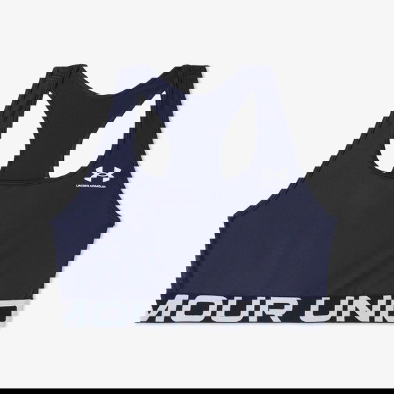 Under Armour Heat Gear Mid Kadın Lacivert Antrenman Bra