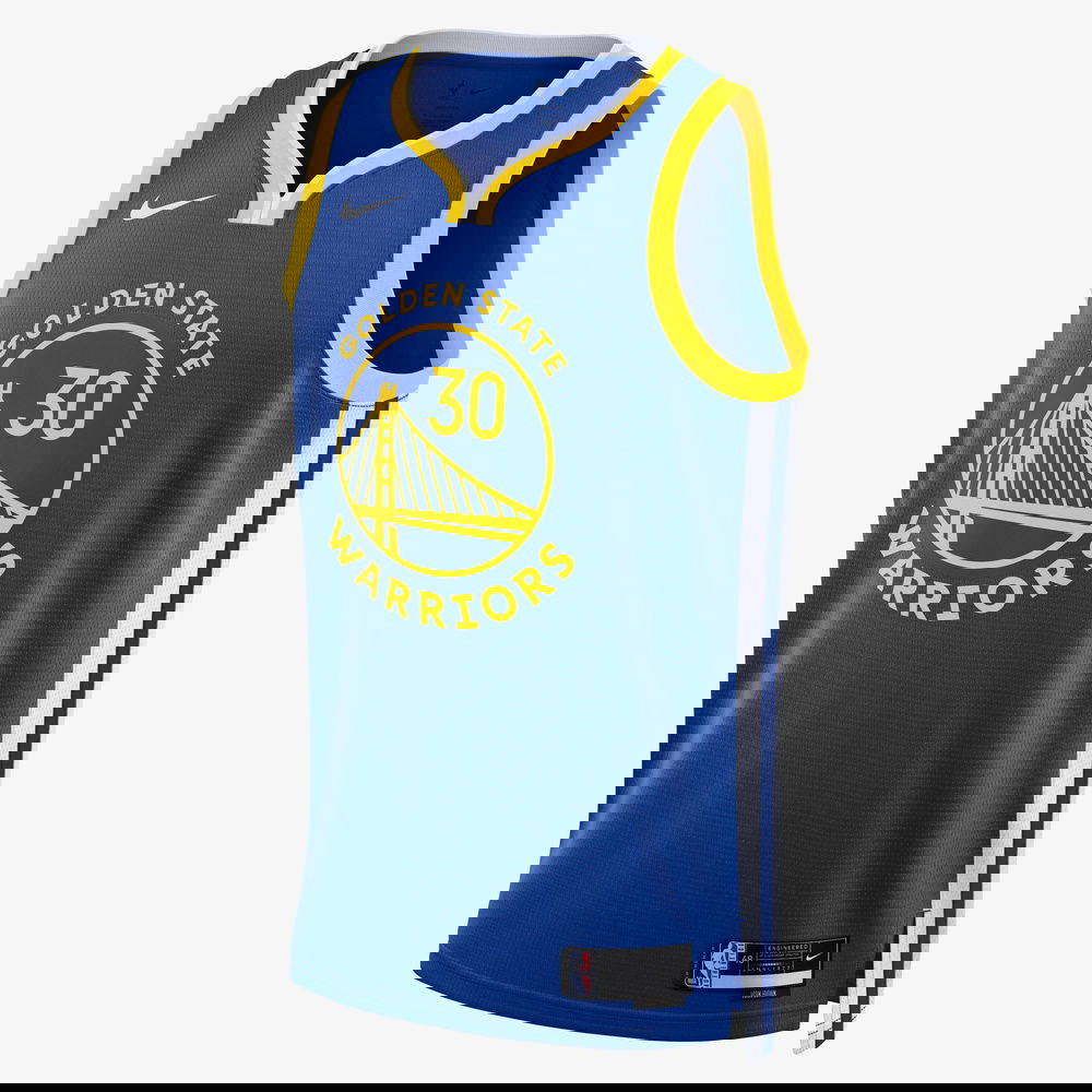 Nike Golden State Warriors Icon Edition 2022/23 Erkek Mavi Basketbol Forması