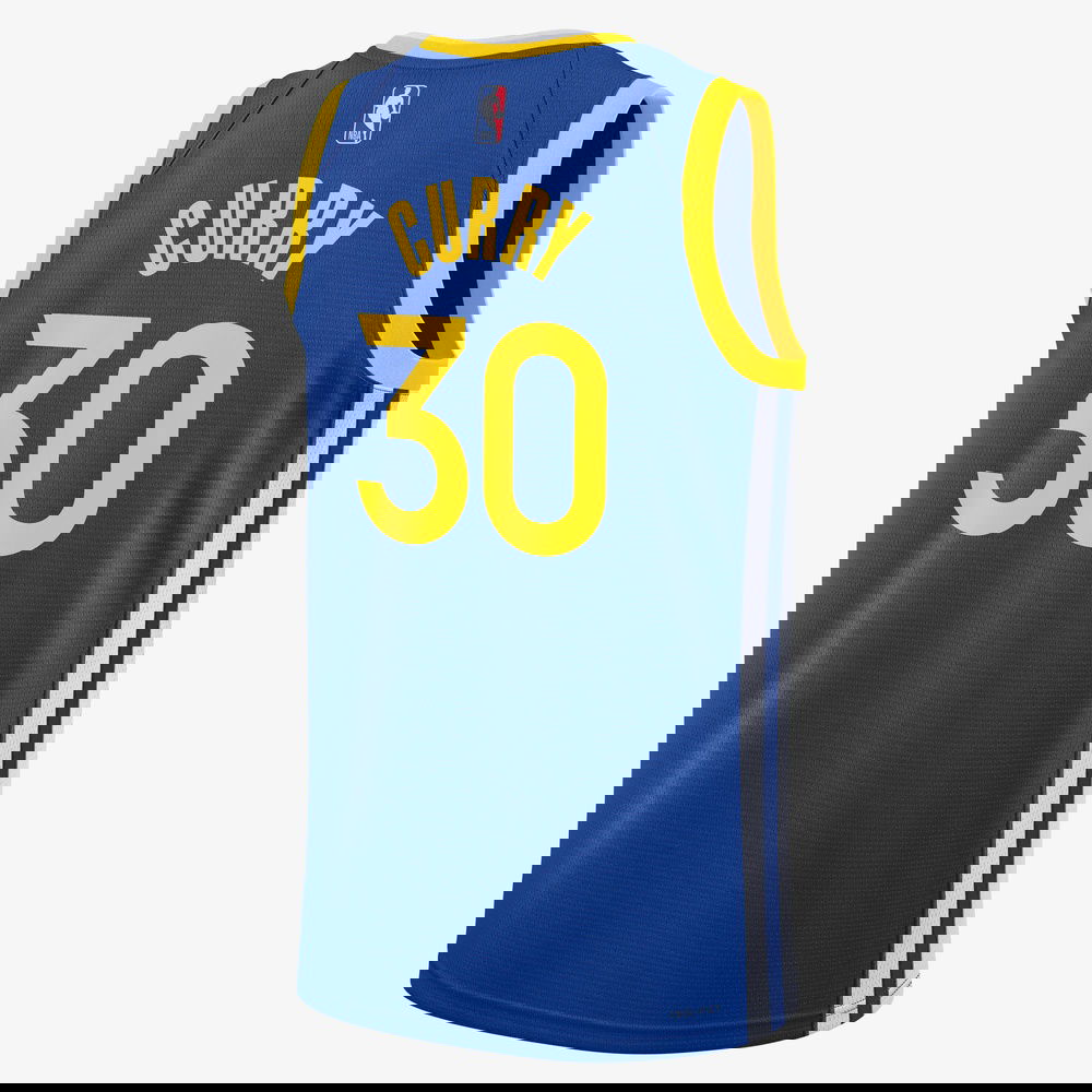 Nike Golden State Warriors Icon Edition 2022/23 Erkek Mavi Basketbol Forması