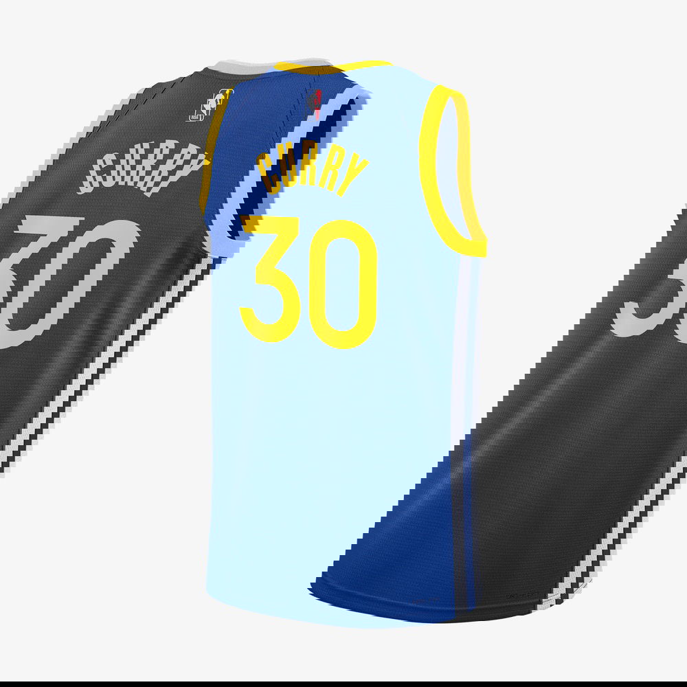 Nike Golden State Warriors Icon Edition 2022/23 Erkek Mavi Basketbol Forması
