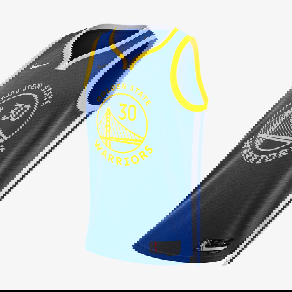 Nike Golden State Warriors Icon Edition 2022/23 Erkek Mavi Basketbol Forması