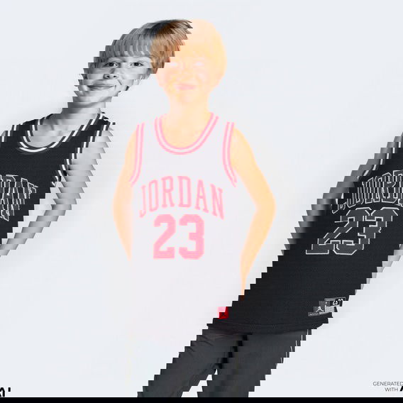 Jordan Jumpman 23 Çocuk Siyah Basketbol Forması