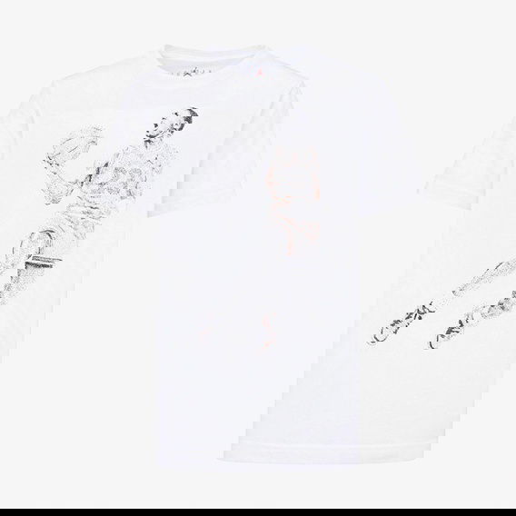 Jordan Air Jordan Dots Çocuk Beyaz Günlük T-Shirt