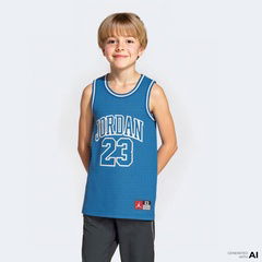 Jordan Jumpman 23 Çocuk Kırmızı Basketbol Forması