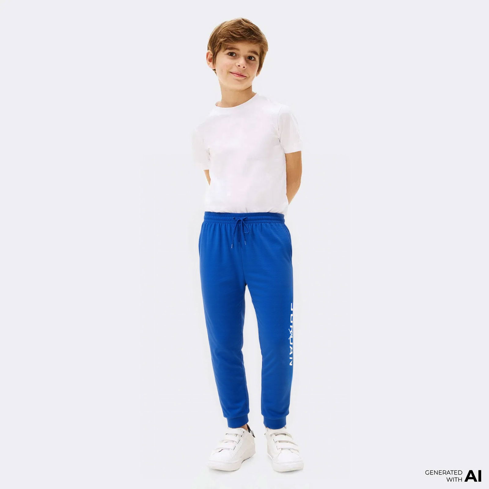 Jordan Baseline French Terry Printed Çocuk Lacivert Eşofman Altı
