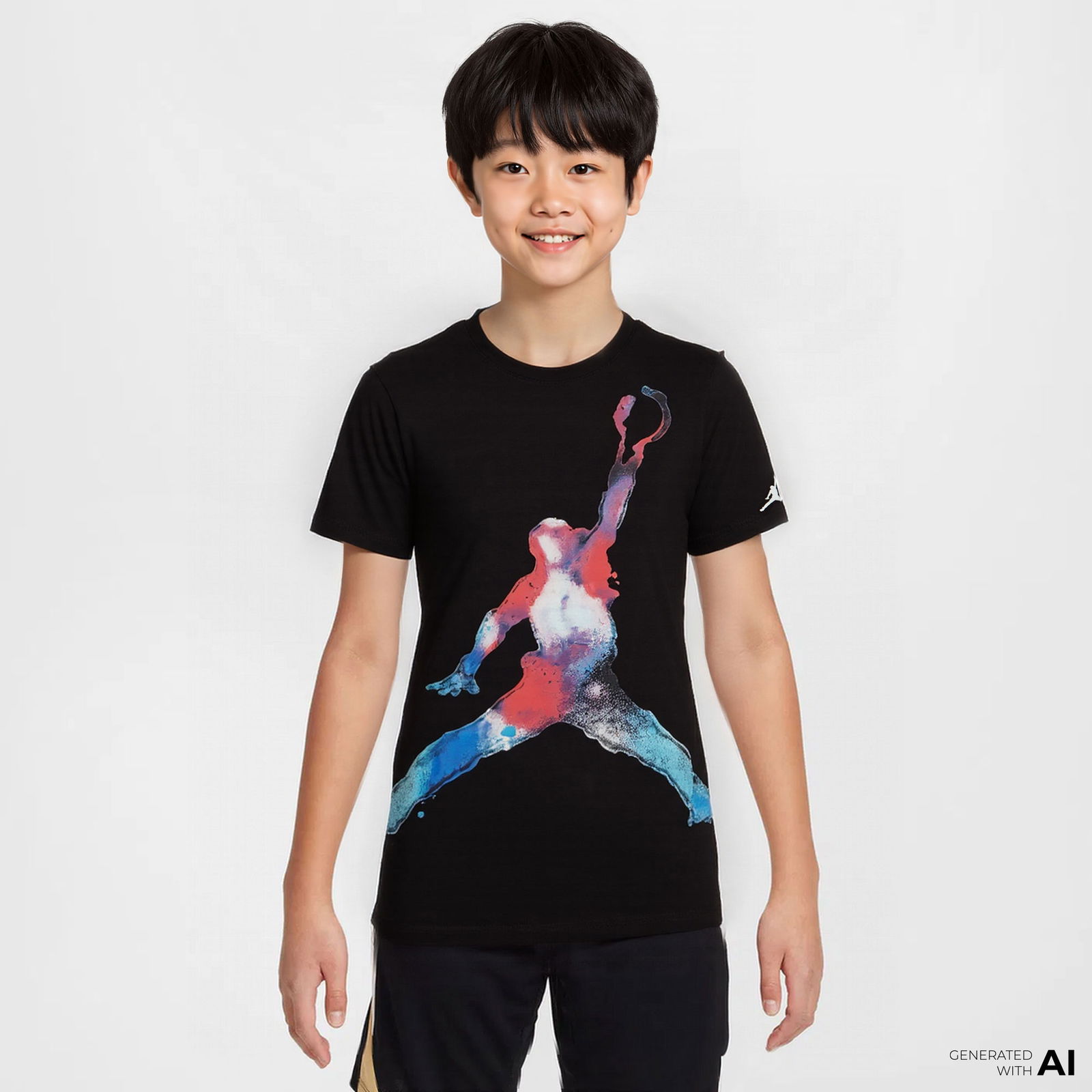 Jordan Poolside Jumpman Çocuk Krem T-Shirt