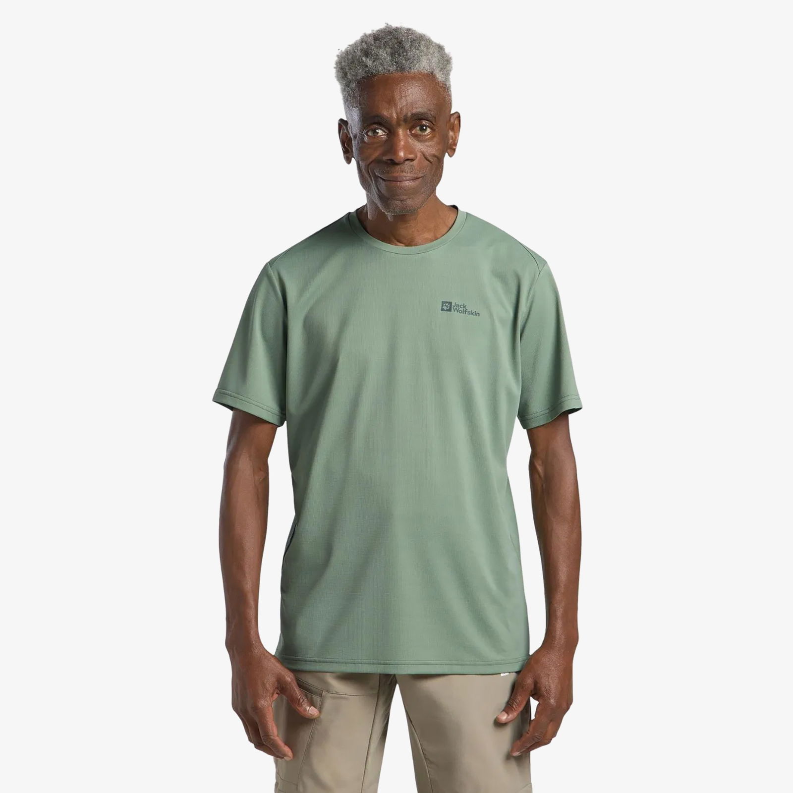 Jack Wolfskin Delgami Erkek Yeşil T-Shirt