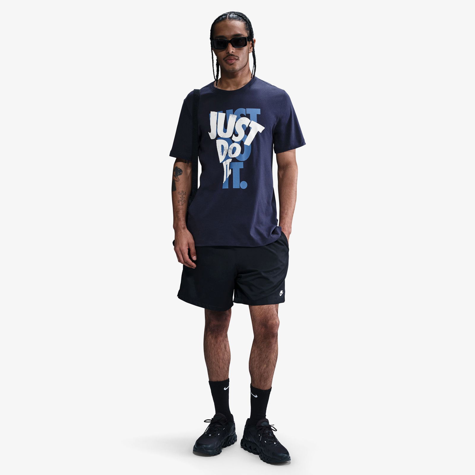 Nike Just Do It Erkek Lacivert T-Shirt