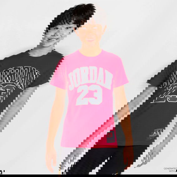 Jordan Practice Flight Çocuk Kırmızı T-Shirt