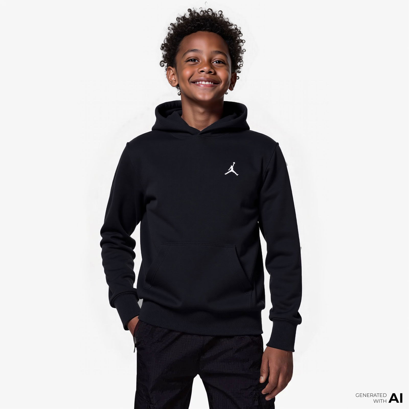 Jordan Essentials Çocuk Siyah Günlük Sweatshirt