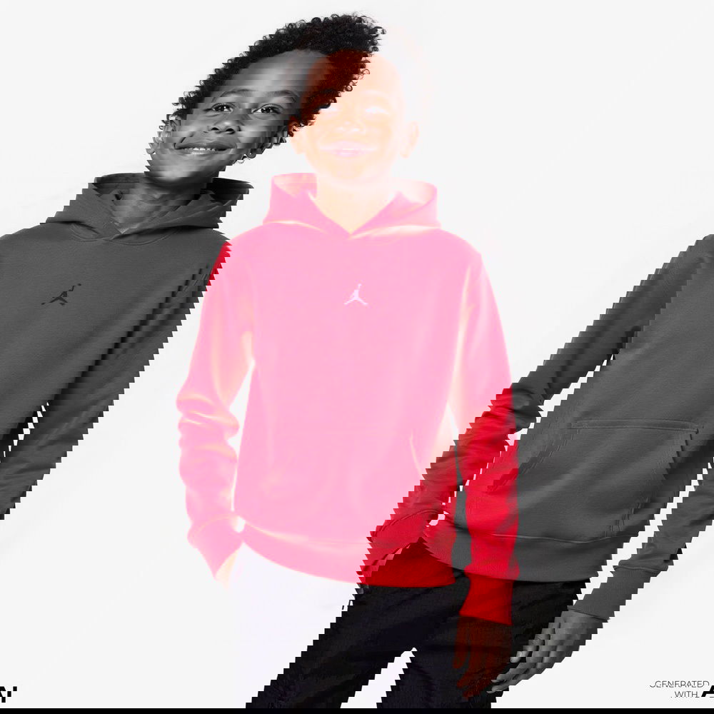 Jordan Sport Crossover Çocuk Kırmızı Günlük Sweatshirt